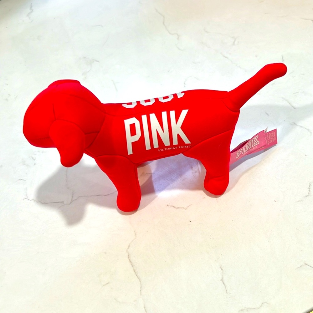 Neon pink VS Pink small mascot dog!
